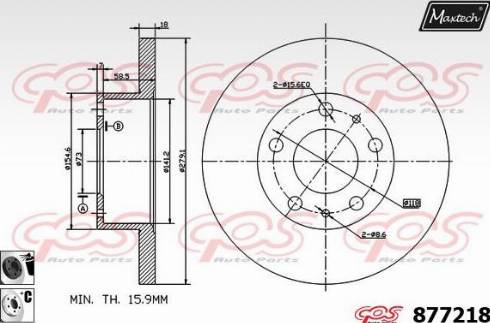 Maxtech 877218.6060 - Discofreno autozon.pro