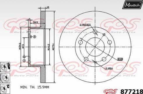 Maxtech 877218.6880 - Discofreno autozon.pro