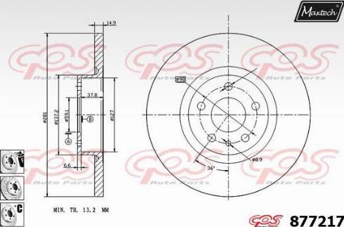 Maxtech 877217.6980 - Discofreno autozon.pro