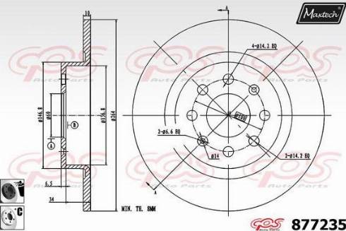 Maxtech 877235.6060 - Discofreno autozon.pro