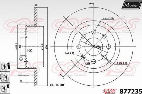 Maxtech 877235.6880 - Discofreno autozon.pro