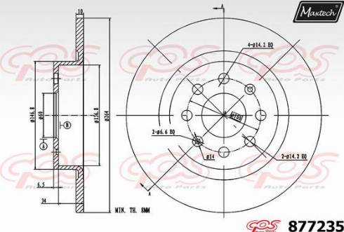 Maxtech 877235.0000 - Discofreno autozon.pro