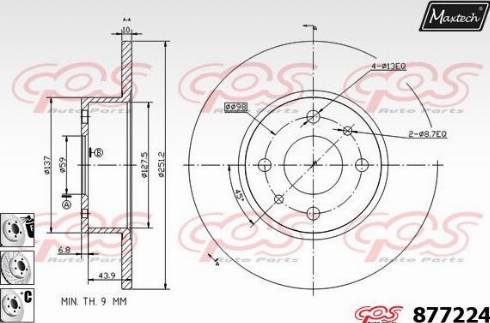 Maxtech 877224.6980 - Discofreno autozon.pro