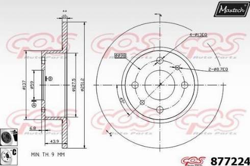 Maxtech 877224.6060 - Discofreno autozon.pro