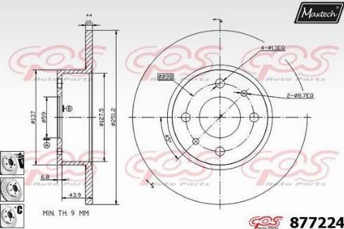 Maxtech 877224.6880 - Discofreno autozon.pro