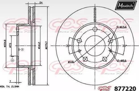 Maxtech 877220.6060 - Discofreno autozon.pro