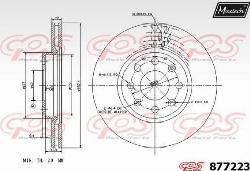 Maxtech 877223.0000 - Discofreno autozon.pro