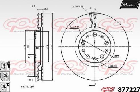 Maxtech 877227.6980 - Discofreno autozon.pro