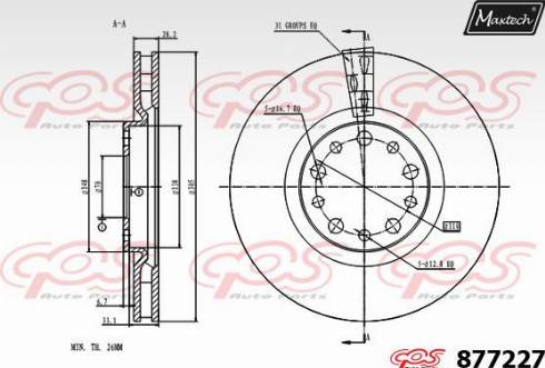 Maxtech 877227.0000 - Discofreno autozon.pro