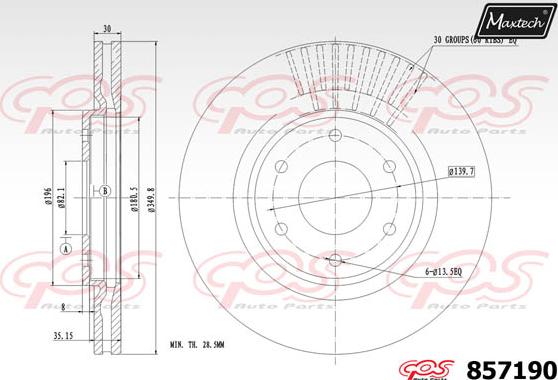 Maxtech 70160060 - Kit manicotti di guida, Pinza freno autozon.pro