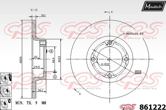 Maxtech 70200704 - Kit riparazione, Pinza freno autozon.pro