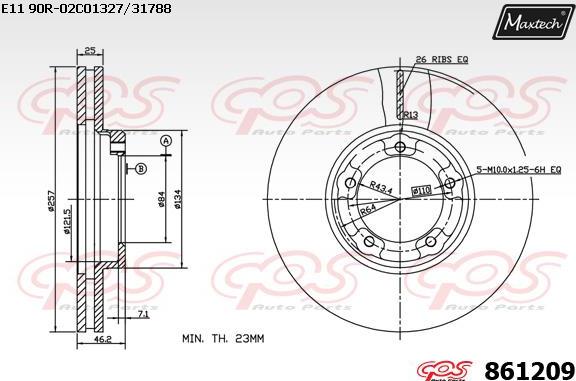 Maxtech 70160113 - Kit manicotti di guida, Pinza freno autozon.pro