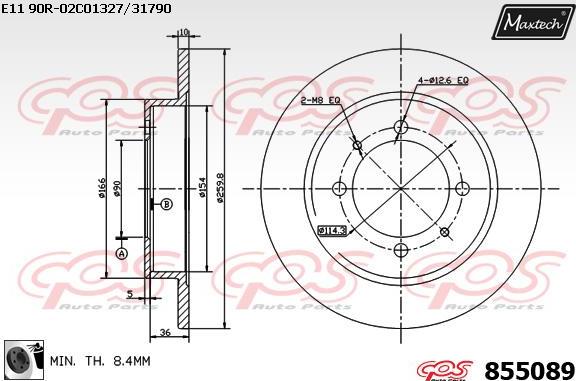 Maxtech 70180413 - Guarnizione, Pistoncino pinza freno autozon.pro