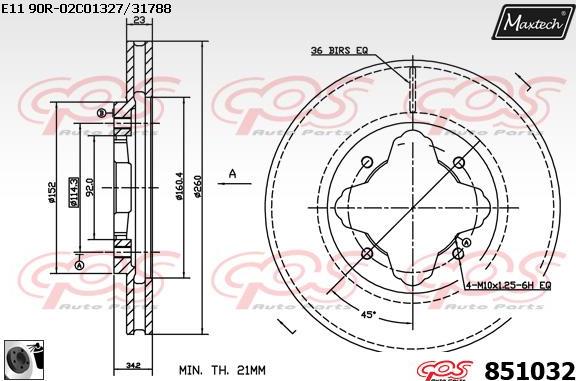 Maxtech 70180162 - Guarnizione, Pistoncino pinza freno autozon.pro