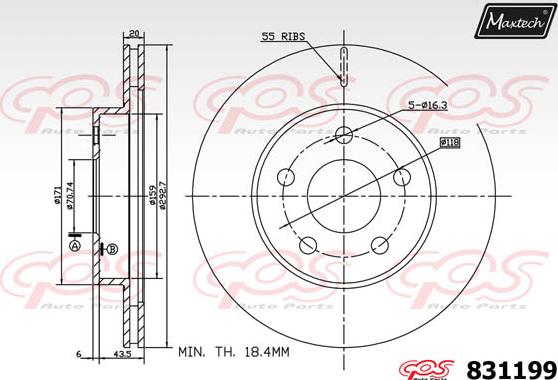 Maxtech 827031 - Discofreno autozon.pro