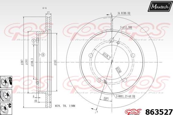 Maxtech 72960024 - Pistone, Pinza freno autozon.pro