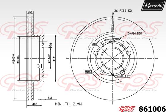 Maxtech 70200496 - Kit riparazione, Pinza freno autozon.pro