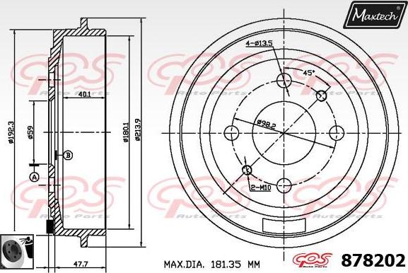 Maxtech 70200478 - Kit riparazione, Pinza freno autozon.pro