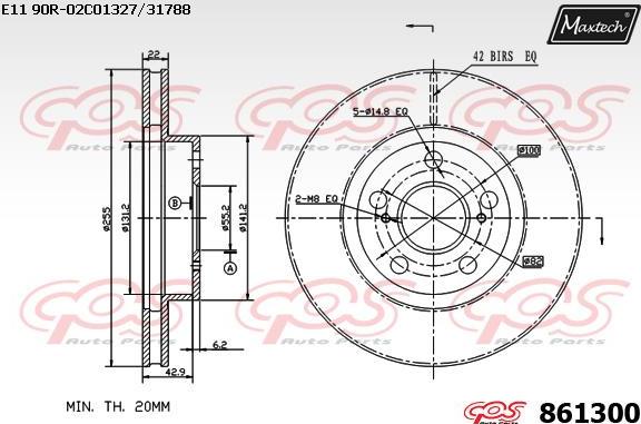 Maxtech 70200568 - Kit riparazione, Pinza freno autozon.pro