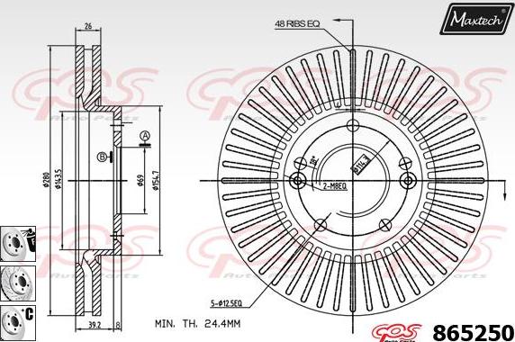 Maxtech 871058 - Discofreno autozon.pro