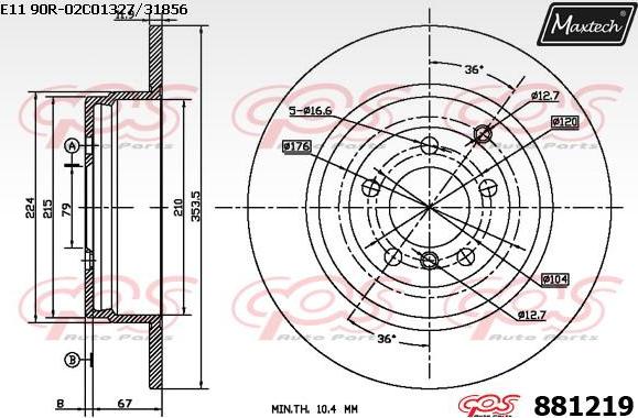 Maxtech 70200577 - Kit riparazione, Pinza freno autozon.pro