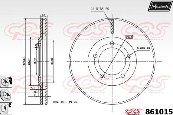 Maxtech 70200649 - Kit riparazione, Pinza freno autozon.pro