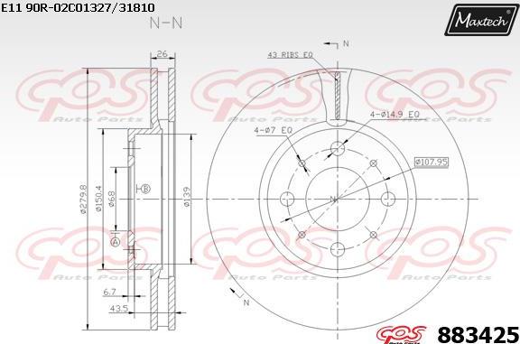 Maxtech 70200624 - Kit riparazione, Pinza freno autozon.pro