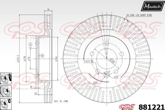 Maxtech 70200675 - Kit riparazione, Pinza freno autozon.pro