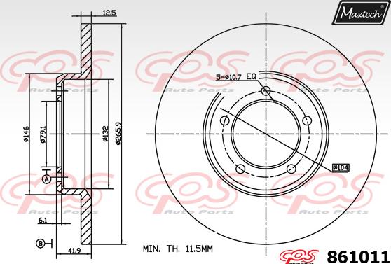 Maxtech 70200672 - Kit riparazione, Pinza freno autozon.pro