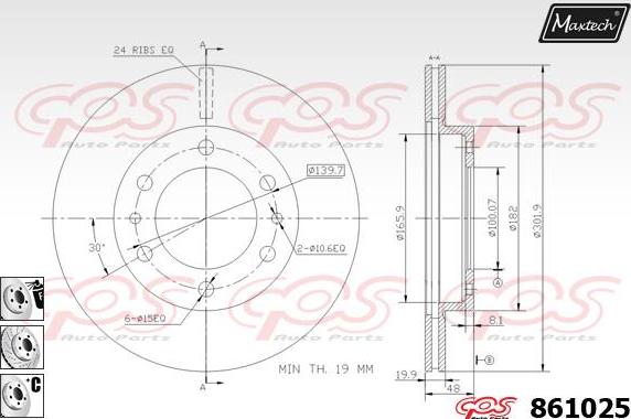 Maxtech 70200003 - Kit riparazione, Pinza freno autozon.pro