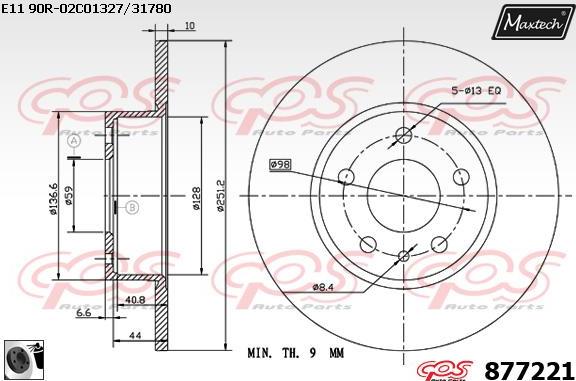 Maxtech 70200197 - Kit riparazione, Pinza freno autozon.pro