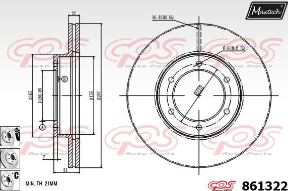 Maxtech 853033 - Discofreno autozon.pro