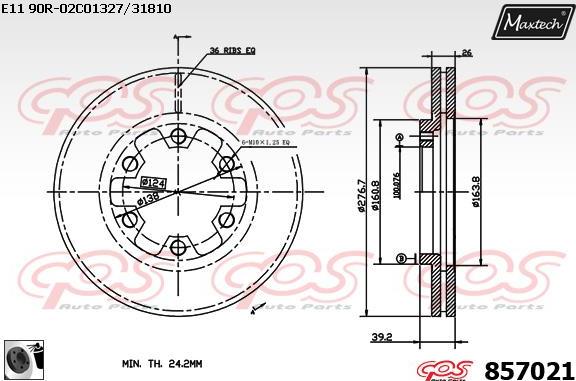 Maxtech 70200100 - Kit riparazione, Pinza freno autozon.pro