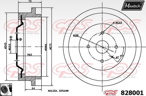 Maxtech 70200177 - Kit riparazione, Pinza freno autozon.pro