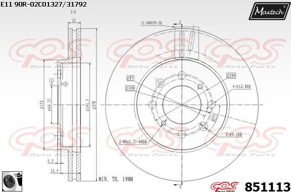 Maxtech 70200819 - Kit riparazione, Pinza freno autozon.pro