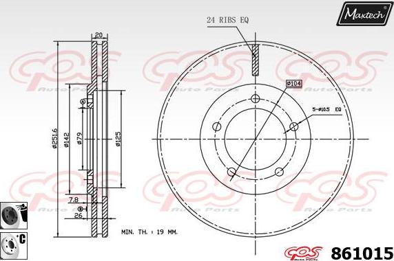 Maxtech 70200396 - Kit riparazione, Pinza freno autozon.pro