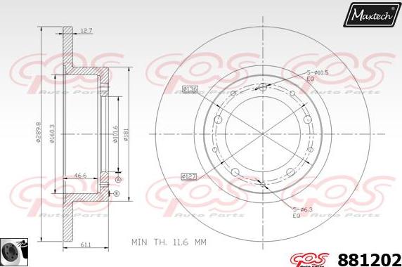 Maxtech 70200269 - Kit riparazione, Pinza freno autozon.pro