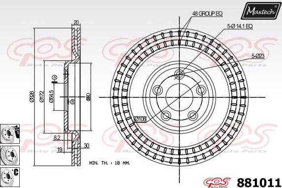 Maxtech 70200235 - Kit riparazione, Pinza freno autozon.pro