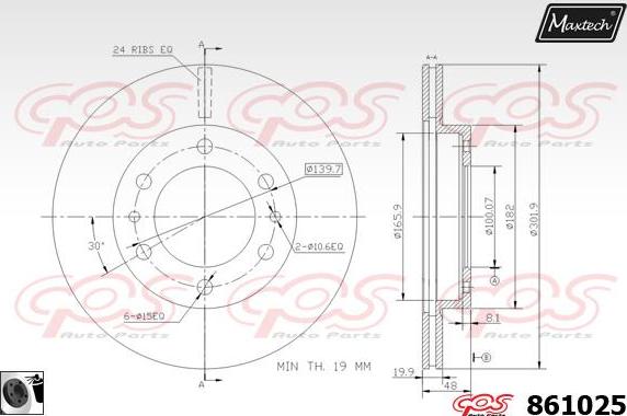 Maxtech 70200233 - Kit riparazione, Pinza freno autozon.pro