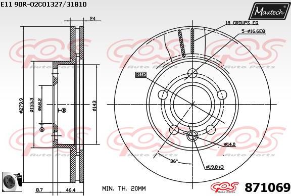 Maxtech 70200798 - Kit riparazione, Pinza freno autozon.pro