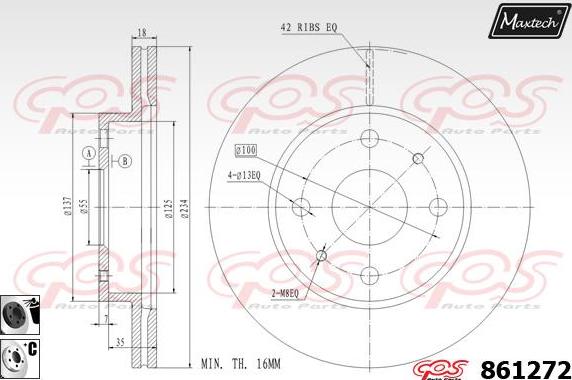 Maxtech 70200776 - Kit riparazione, Pinza freno autozon.pro