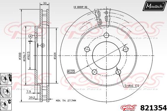 Maxtech 70203042 - Kit riparazione, Pinza freno autozon.pro