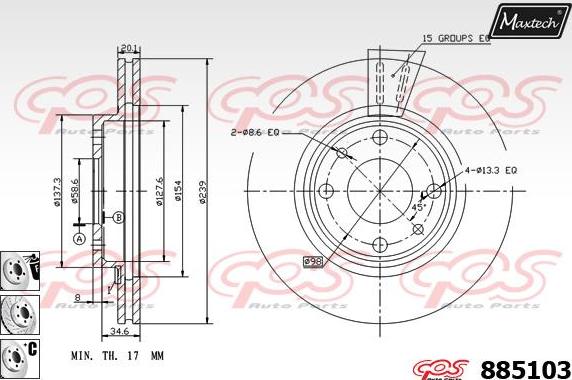 Maxtech 875377 - Discofreno autozon.pro