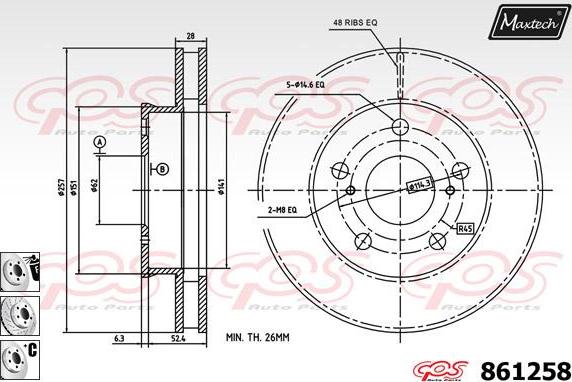 Maxtech 875307 - Discofreno autozon.pro