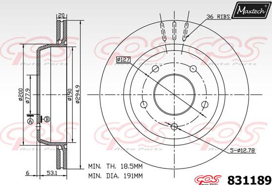 Maxtech 71810057 - Perno di guida, Pinza freno autozon.pro