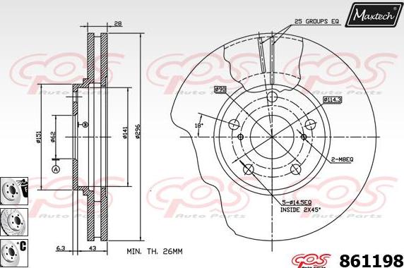 Maxtech 875010 - Discofreno autozon.pro