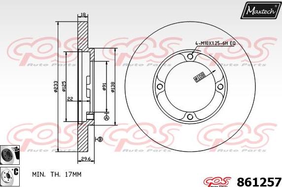 Maxtech 72945007 - Pistone, Pinza freno autozon.pro