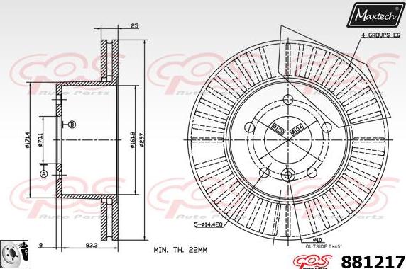 Maxtech 72940014 - Pistone, Pinza freno autozon.pro