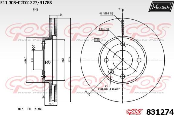 Maxtech 72940030 - Pistone, Pinza freno autozon.pro