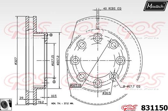 Maxtech 72940032 - Pistone, Pinza freno autozon.pro